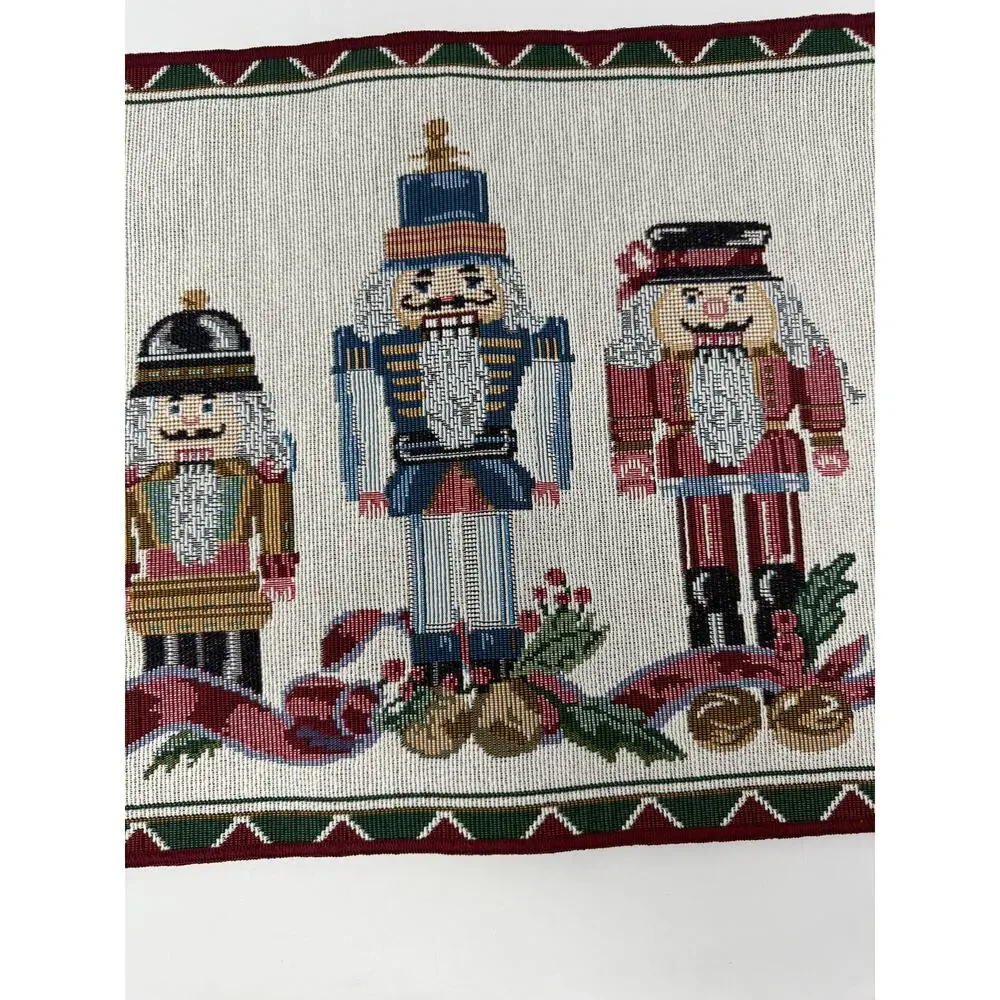 Nutcracker Christmas Placemat Vintage Style‎ 16.5 x 13 Made in USA Holiday Decor